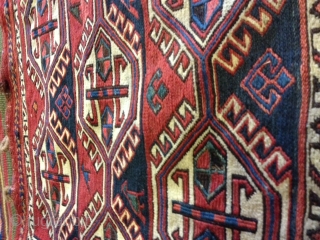 horjin shirvan late 19th century
colrful sumak weav 
size 0.40 x 1.10 cm
very fine weav 
                  