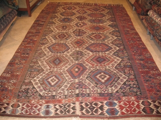 anatolian kilim antique late 19   190/326 konya?some small places need reviwe(we do it after sale)a u cen see on the last photo         