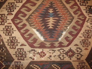 anatolian kilim antique late 19   190/326 konya?some small places need reviwe(we do it after sale)a u cen see on the last photo         