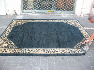 graet ningxia mid 19 mint 228/242 never touch.very decorativ rug                       