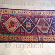 turkish kuord rug
late 19th
great color 
never touch
some place the black color is oxid
size : 1.06 X 2.42 cm
               