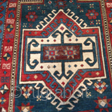 KAZAK PRAYER RUG 
late 19th
SIZE : 1.23 X 1.45 cm                       