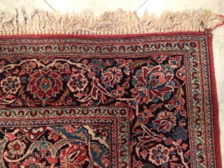 KASHAN  Excellent condition
 Full Pyle 80 years 
Aorgnliim not fringed 
Two corner points easy to repair 
One side headless
SIZE : 138 X 206
ITEM NO. 1       