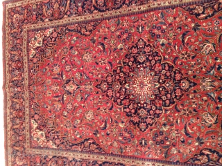 KASHAN  Over 100 years
Good condition
Full Pyle
Great weaving
Very nice
SIZE : 129 X 206











                    