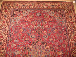 KASHAN CIRCA 1900
Good condition 
Good weaving 
Rare Design
SIZE 137 X 209 
                     
