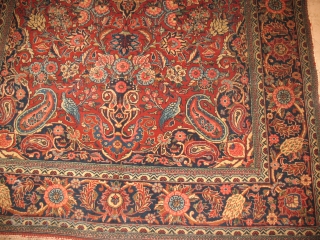 ANTIQUE KASHAN CICRCA 1900
Excellent Condition
size  128 X 205
ITEM NO. 34                      
