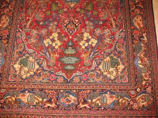 ANTIQUE KASHAN CICRCA 1900
Excellent Condition
need to be repaired 
size  130 X 214
ITEM NO. 36                  