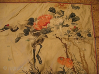 19th-century Chinese 
Excellent condition 
Size:  57 X 82
ITEM NO. 1

SIZE   55 X  143
ITEM NO. 2              