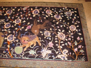 19th-century Chinese 
Excellent condition 
Size: 109 X 278 cm 
ITEM NO. 6                     