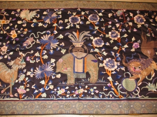 19th-century Chinese 
Excellent condition 
Size: 109 X 278 cm 
ITEM NO. 6                     