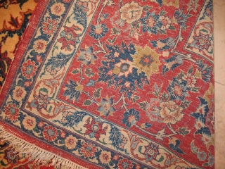 Antique Isfahan Circa 1900?
Very good condition
SIZE : 216  X  321 
ITEM NO. 60                  