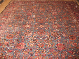 KASHAN CIRCA 1900?
GOOD CONDITION
SIZE : 264 X 345
ITEM NO. 73
                       