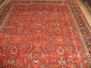 KASHAN CIRCA 1930
PERFECT CONDITION
SIZE : 272 X 347
ITEM NO. 74                       