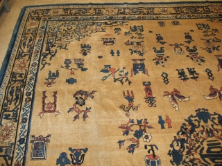 CHINESE PEKING CIRCA 1900 
GOOD CONDITION 
SIZE : 274 X 334
ITEM NO. 92                    