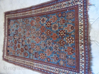 ANTIQUE AFSHAR
19TH CENTURY
SIZE 1.13 X 1.84                           