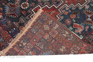 Khamseh Rug,South West Iran, Circa:1920. Size: 175cm by 115cm. Please send me directly mail. mian4br@gmail.com                  