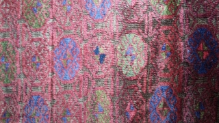 Antique baloch rug. Shiny and smooth like a silk. Almost 100 years old. Size 210x111 cm                 