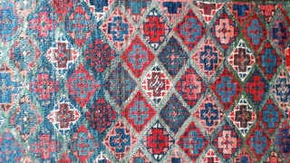 Pair of antique balochi balishts with vegetable dyes and very rich colors. Each size 77x55 cm                 