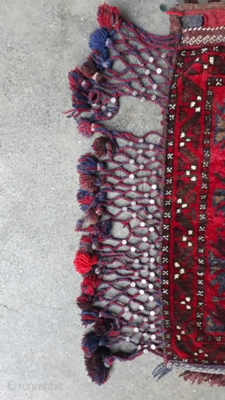 Beautiful vintage baluchi balisht from Afghanistan. Almost 50 years old. Size 85x55 cm                    