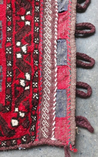 Beautiful vintage baluchi balisht from Afghanistan. Almost 50 years old. Size 85x55 cm                    