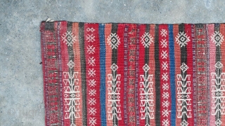 Antique qalainaw kilim with very good design. Size 147x90 cm                       