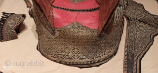 SOLD Antique Ottoman handwork horse saddle kit,full set ,full Handwork embroidery.collectibles very Rare pieces.
Museum quality.
woven on leather. silver and metallic embroidery.

Contact : mkose73@hotmail.com          