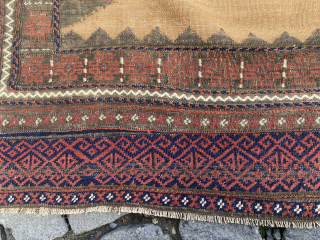 Baluch antique camel color, 
Size:114x110 cm                           