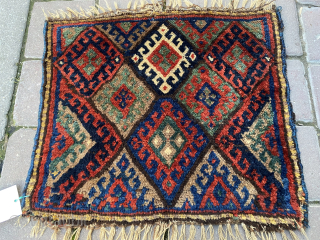 Antique Jaff Kurdish Bagface with original colours. 
Size 45x53 cm 
Available
Please contact via email mkose73@hotmail.com                  