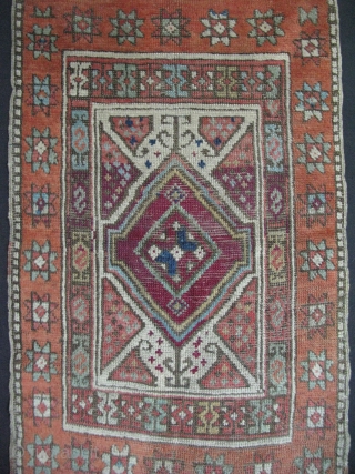 Anatolian yastik. Size: 21" x 35" - 53 cm x 88 cm.                     