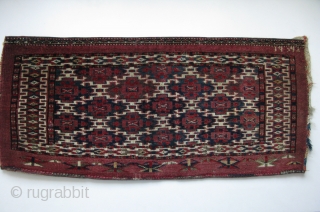 Turkmen Yomud - Aksu torba. Size: 14.9" x 38 cm x 65 cm.                    