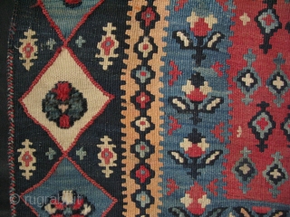 North West Persia, Bidjar horse blanket. Pile and flatweave.                        