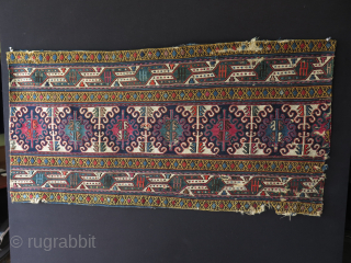 Shahsavan mafrash panel.
Size : 20" x 40" - 50cm x 102cm