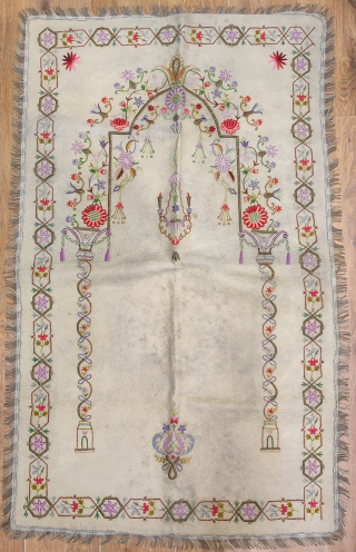 Ottoman praying mats. Total twelve pieces, 
Sold as collection. Two of them are not in great condition.
Price for all is $2850 plus shipping. l have some of them posted on my pages  ...
