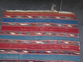 Shahsevan kilim. Size will be posted but approx. 150cm x 300cm - 5 ft by 10 ft.                