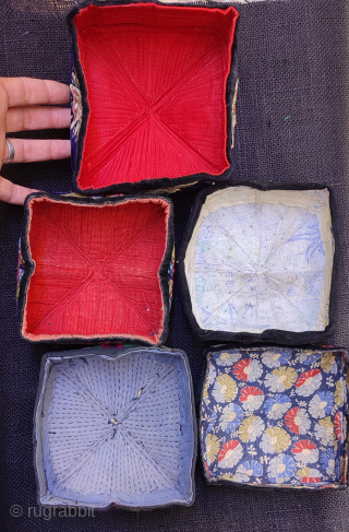 Group of Uzbekistan foldable hats.