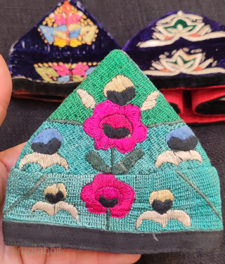 Group of Uzbekistan foldable hats.