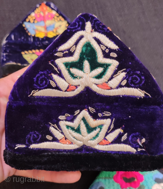 Group of Uzbekistan foldable hats.