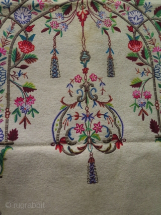 Ottoman felt praying mat. Silk and metal thread embroidered. I have a collection of them if you are interested.              