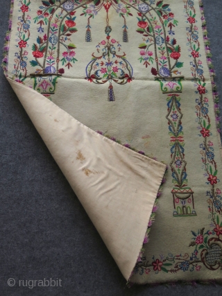 Ottoman felt praying mat. Silk and metal thread embroidered. I have a collection of them if you are interested.              