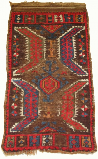 Konya Yastik. Circa late 19th. century. Size: 22" x 40" - 57 cm x 102 cm.                 