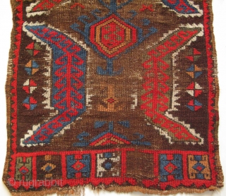 Konya Yastik. Circa late 19th. century. Size: 22" x 40" - 57 cm x 102 cm.                 