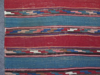 Shahsevan kilim. Size; Approx. 150 cm x 300 cm - 5 ft by 10 ft.                  