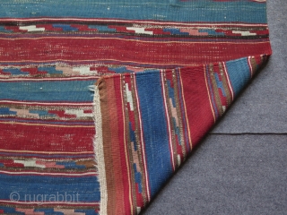 Shahsevan kilim. Size; Approx. 150 cm x 300 cm - 5 ft by 10 ft.                  