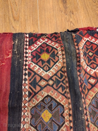 Anatolian grainbag. As it is found.
Size; 68cm x 106cm                        