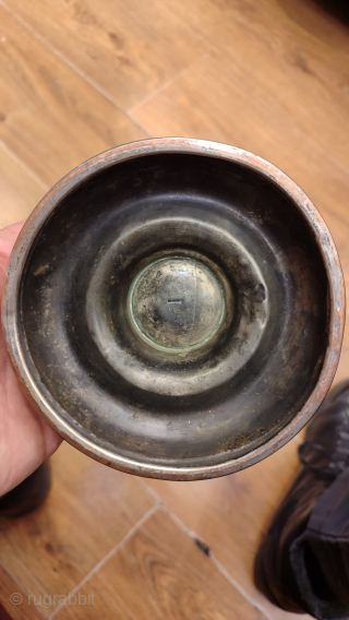 Armenian Copper Candel Holders Signed H.N. Nicotian. 

Sign is on the bottom and written with very small letters. l have tried photographing and added on images.

Size: 28cm high.

Please contact from my email  ...