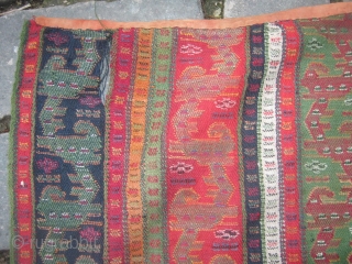 A nice Hand made Persien shawl fragment 91x93cm                         