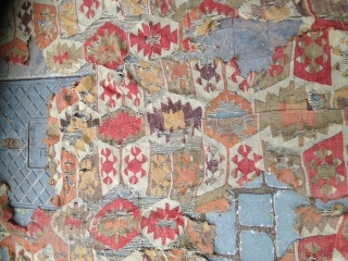 Central Anatolian Kilim fragment.                             