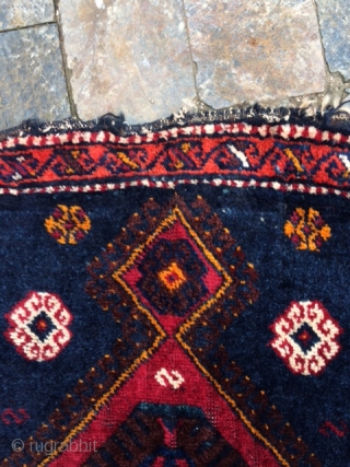East Anatolian Yastık, some synthetic color, 52x117cm.                          