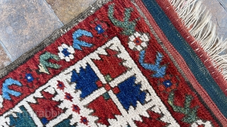 A nice different design south-West Anatolian Döşemealtı rug.                         