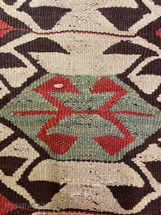 South-East Anatolian Mut-Ermenek kilim with fantastic naturel colors.                         